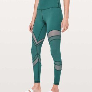 Lululemon Seek the Heat Tights Green Jasper 8